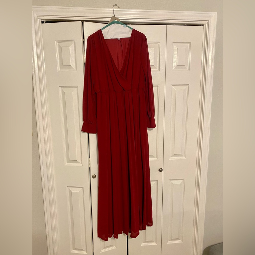 Maroon/burgundy  Baltic Born Longsleeve dress- worn twice